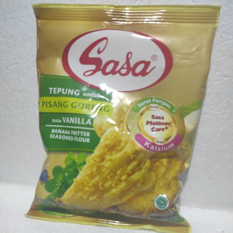 

Sasa Tepung Pisang Goreng rasa Vanila 210 gram