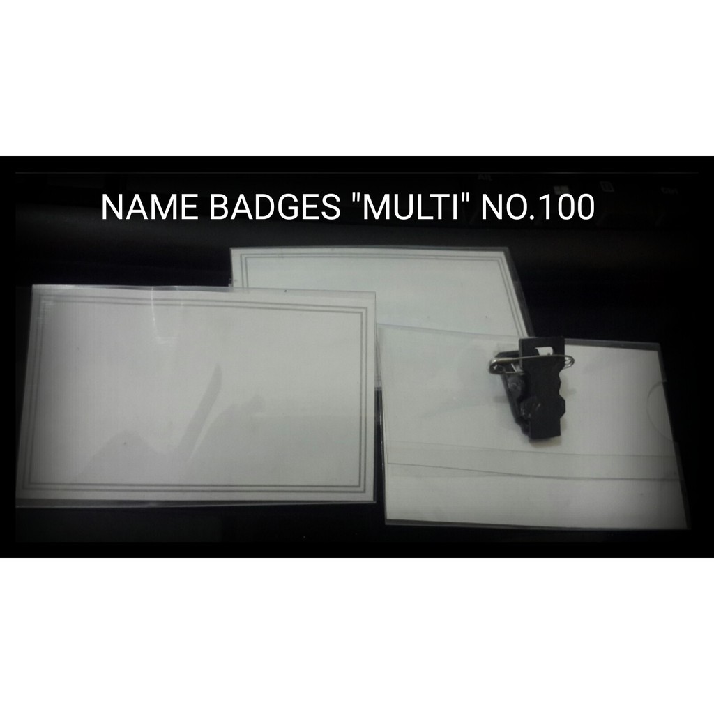 

NAME BADGES MULTI