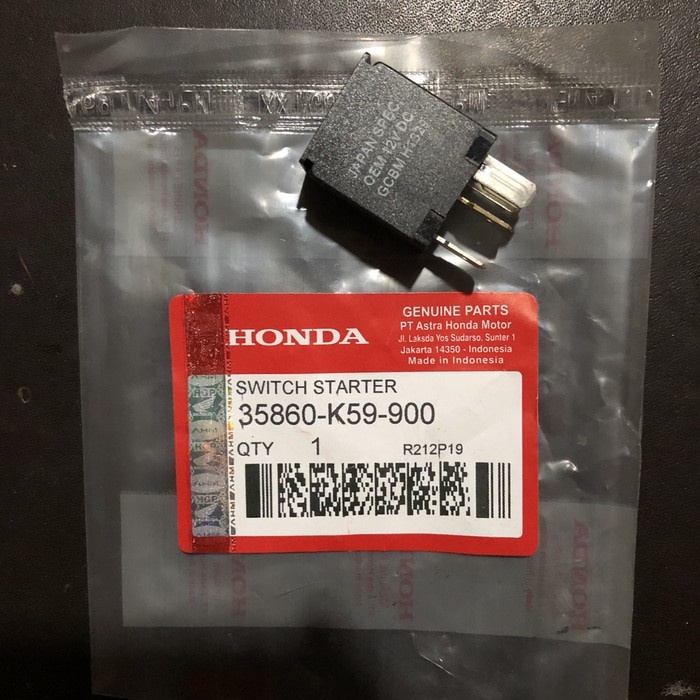 Relay Switch Stater Power Starter Honda Vario 125 150 PCX Beat Pop Esp #mnf jaya motor983
