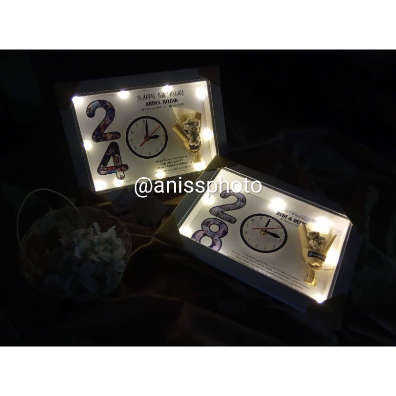 (ANISSPHOTO) KADO UNIK FIGURA LAMPU / KADO WEDDING / NIKAH / WISUDA / ULANG TAHUN