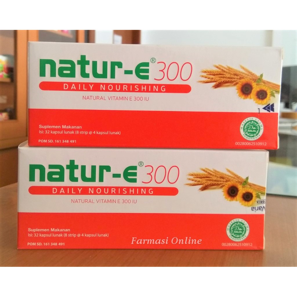 Natur E 300 iu per  Box Dus  isi  32 Kapsul Shopee Indonesia