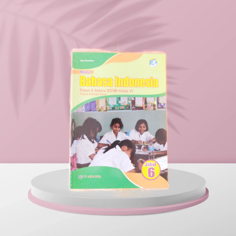 ORI satu paket buku modul paket A setara dengan SD jilid 6 untuk kelas 6