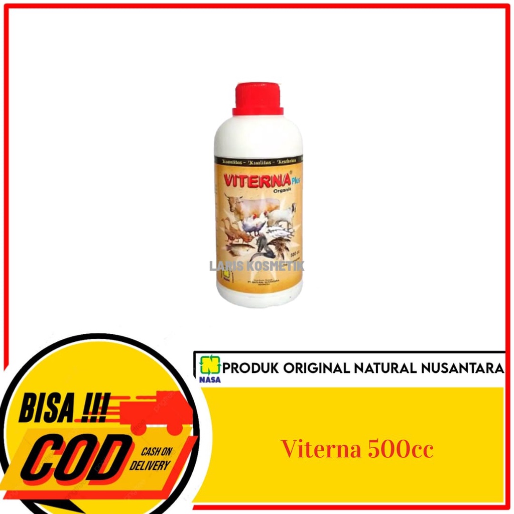 VITERNA / VITERNA NASA ORGANIK 500 cc / VITERNA PLUS / VITERNA VITAMIN TERNAK DAN IKAN NASA / VTN