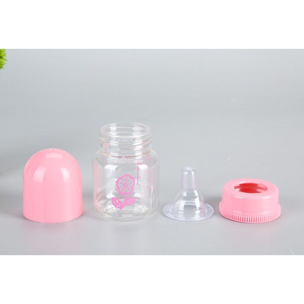 FREE DOT Botol Susu Bayi KIDZONE + Pegangan Standard Dot Gepeng BPA FREE 60ml 125ml 250ml