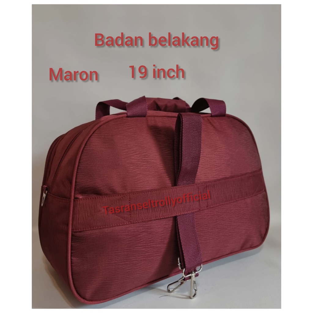 Tas Pakaian Travel Bag Polo Interclub 48cmx22x30 medium size original