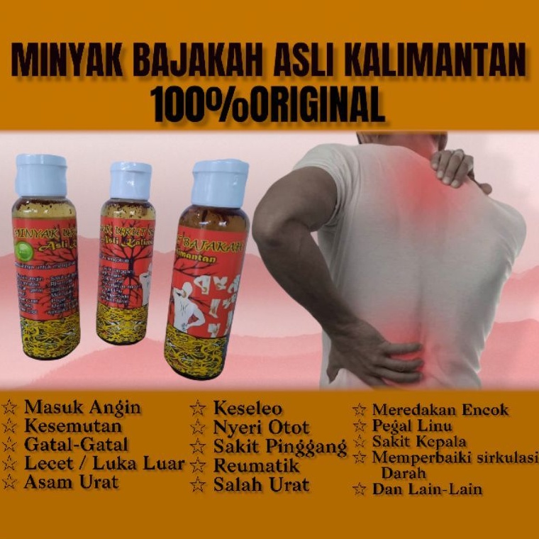 MINYAK URUT BAJAKAH ASLI KALIMANTAN MINYAK OLES BENJOLAN