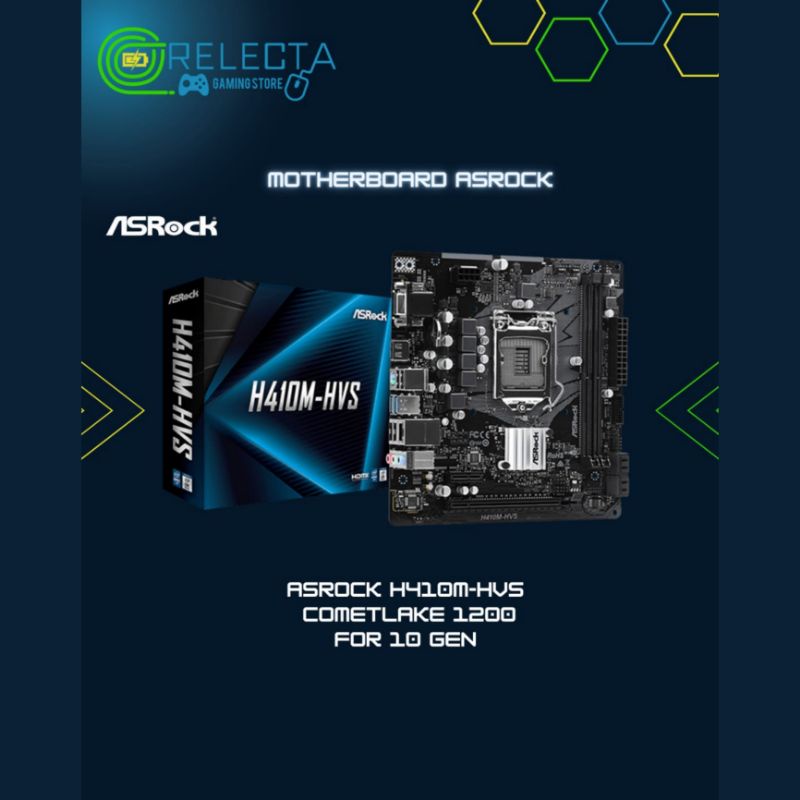 Jual Motherboard ASROCK H410M HVS | Shopee Indonesia