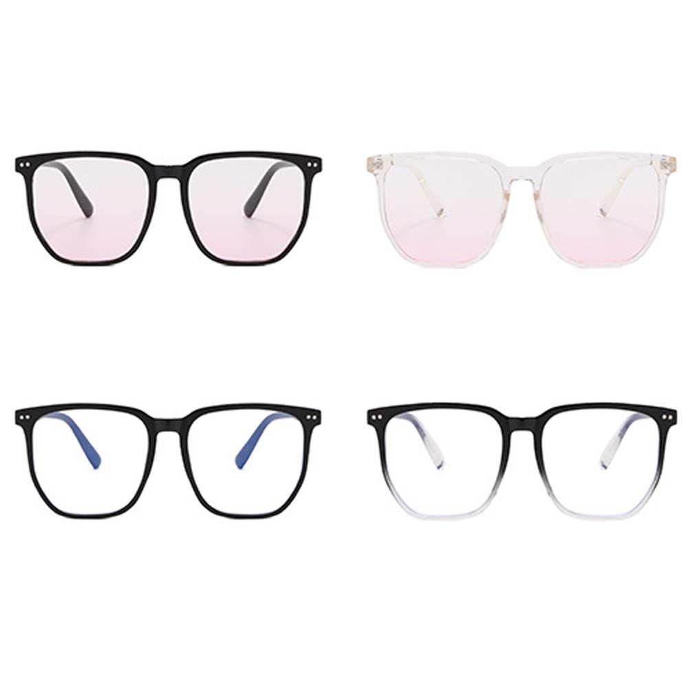 Kacamata Anti Radiasi Agustina Kacamata Hitam Fashion Anti Radiasi Bingkai Besar Lensa Bening Kacamata Frame Blush Glasses