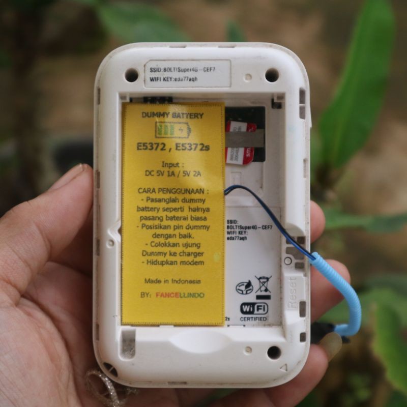DUMMY BATERAI e5372 , e5372s, E5377, E5372, E5373, E5330, E5336.