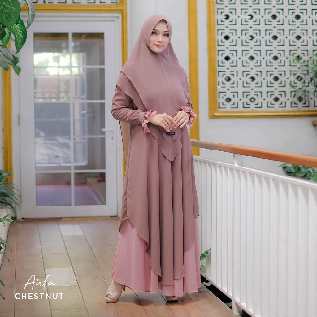  Baju  Wanita  Terbaru  2021  Model Kekinian Aufa syari nt 