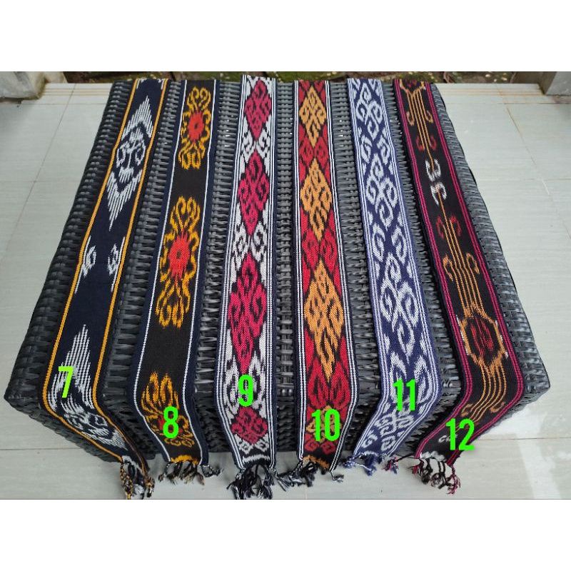 Tenun ikat Kepala TERMURAH  (50 motif NEW) DAYAK Kalimantan_Lombok&amp;Sulawesi