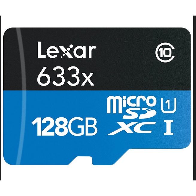 Lexar High Performance 633X MicroSDXC A1 128GB - Micro SD + Adapter