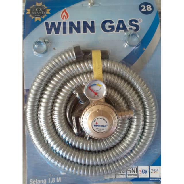Selang dan regulator winn gas