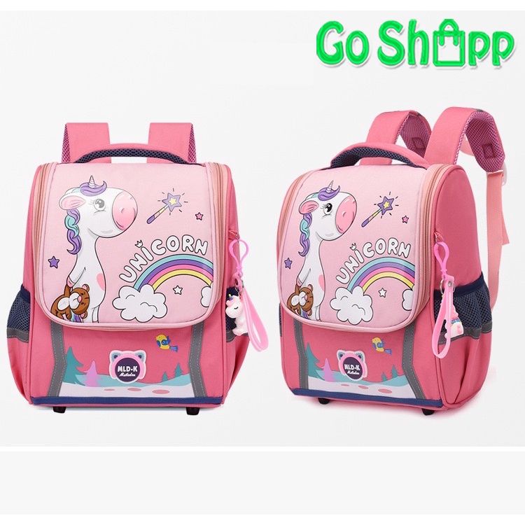 Tas Sekolah Anak Import Premium High Quality Terbaru - Tas Ransel Anak Motif Karakter Lucu -  Tas Ransel Anak Sekolah SD - Tas Anak Karakter Unicorn - Tas Anak Karakter Dino - Backpack Anak Sekolah Unisex [BK22]