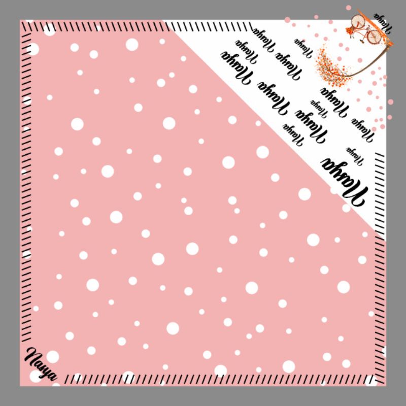 hijab custom nama sendiri desain suka suka