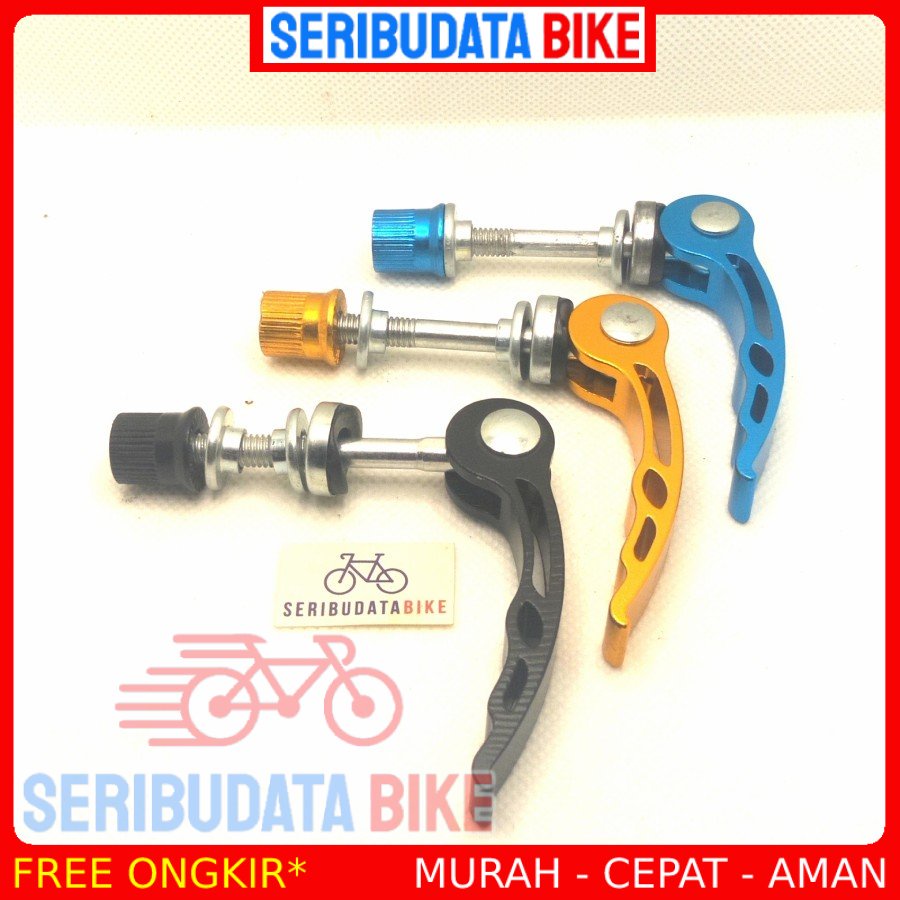 Pengunci jok atau stang lipat alloy sepeda quick release