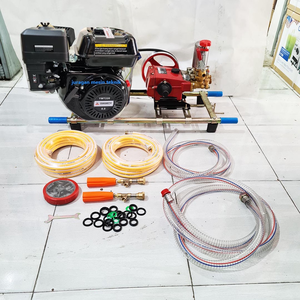 Mesin Steam PS-30 Penggerak Bensin Yamamoto 8 HP