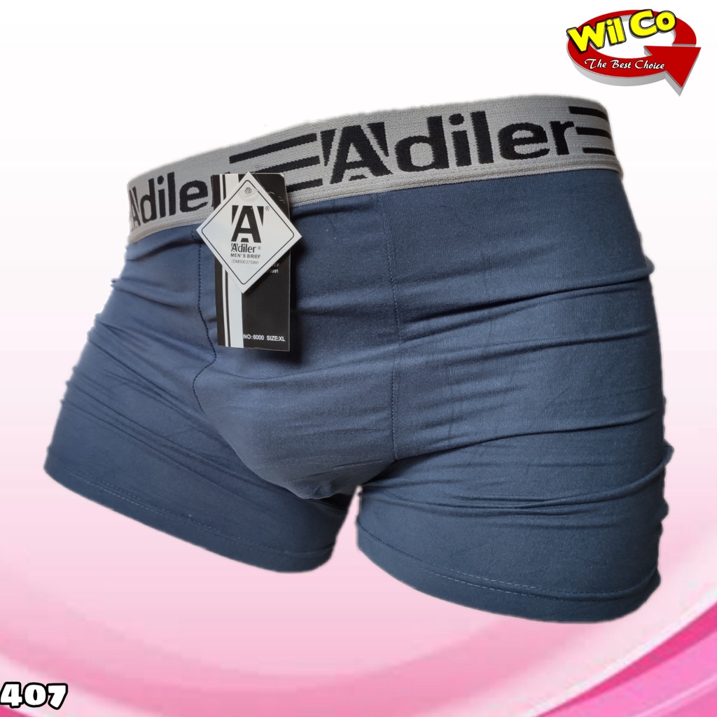 K407 - CELANA DALAM PRIA BOXER ADILER SIZE M - XXXL HARGA PER 1 PCS