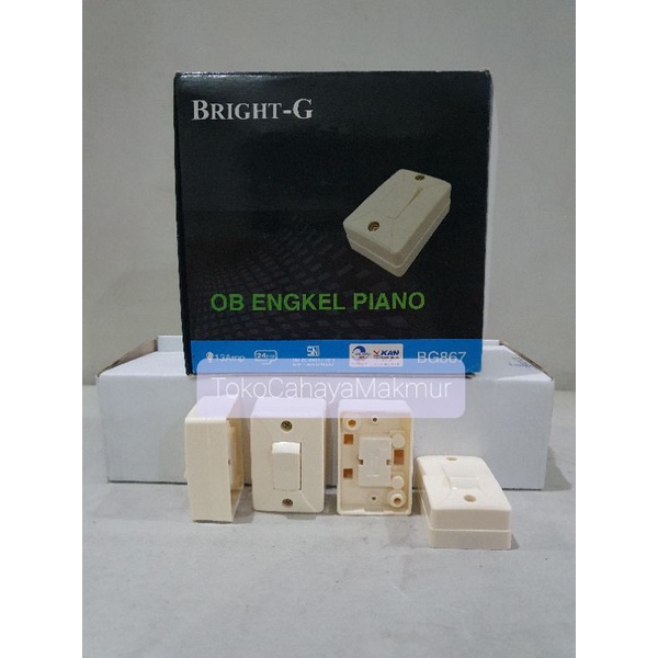 OB Engkel Piano/Saklar Engkel Piano Petak OB ON OFF BRIGHT-G/HSC SNI