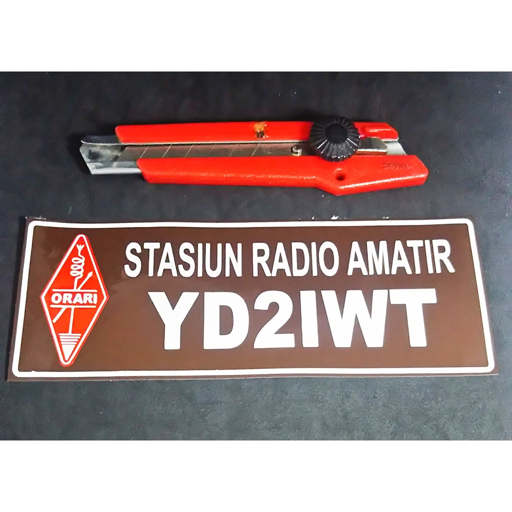 

STIKER ORARI COKLAT
