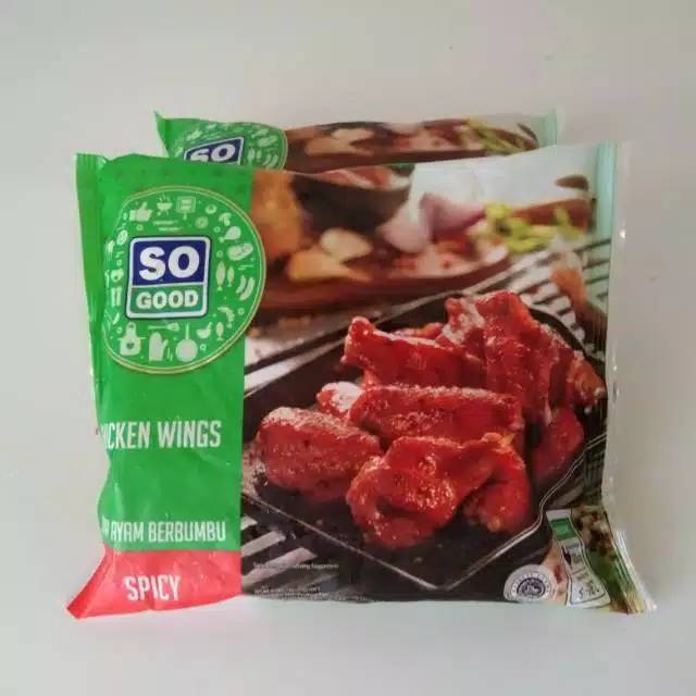 

So Good Chicken Spicy Wings 400Gram frozen food