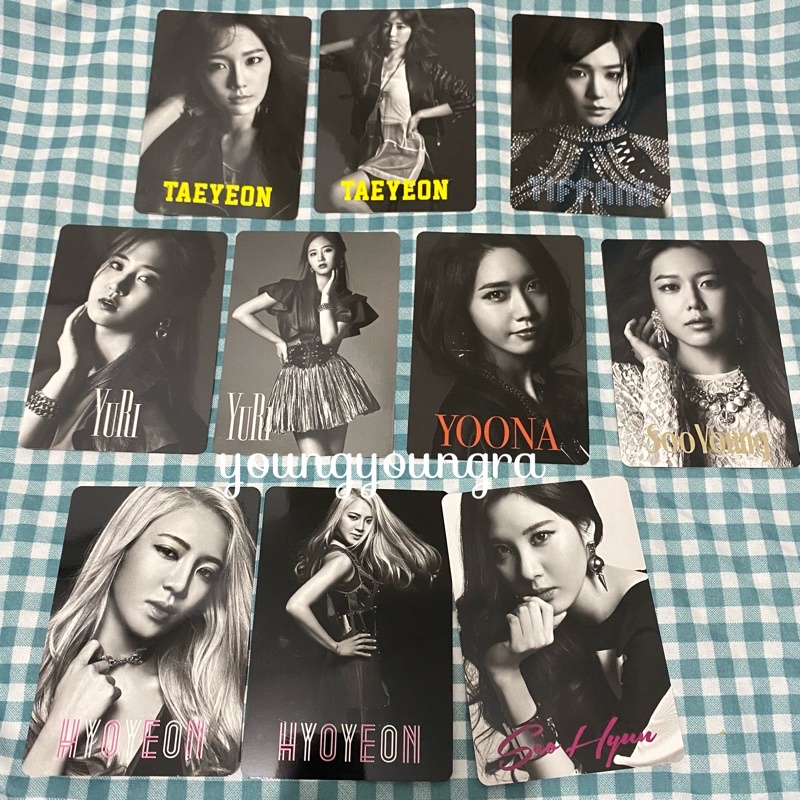 SNSD LOVE&PEACE JAPAN 3RD TOUR PC PHOTOCARD TAEYEON YOONA TIFFANY SOOYOUNG HYOYEON YURI SEOHYUN