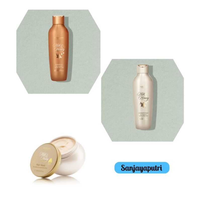 MH gold shampo,conditioner, dan hair mask baru