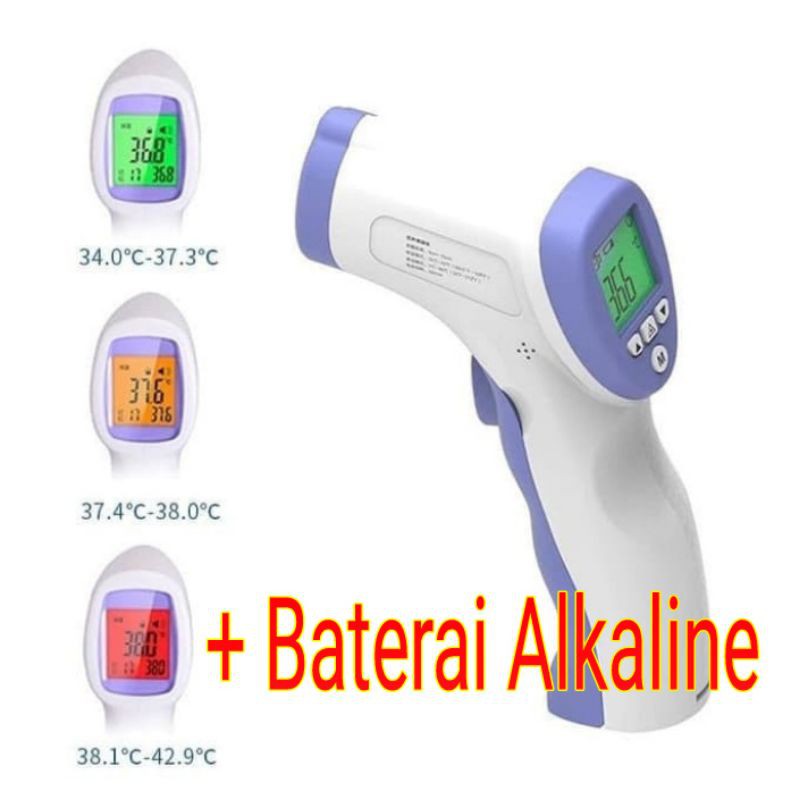 Termometer Dahi digital Infrared Thermometer Akurat DT 8826 +ALKALINE