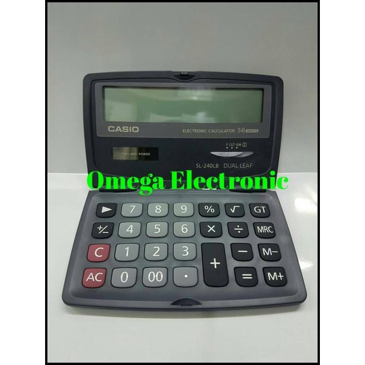 

Casio Calculator Sl-240Lb - Kalkulator Saku Pocket Sl 240 Lb Dual Leaf