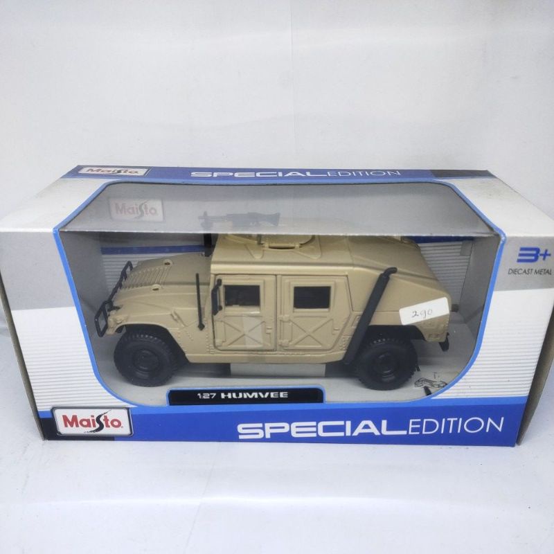 diecast miniatur mobil Jeep perang Humvee militer army