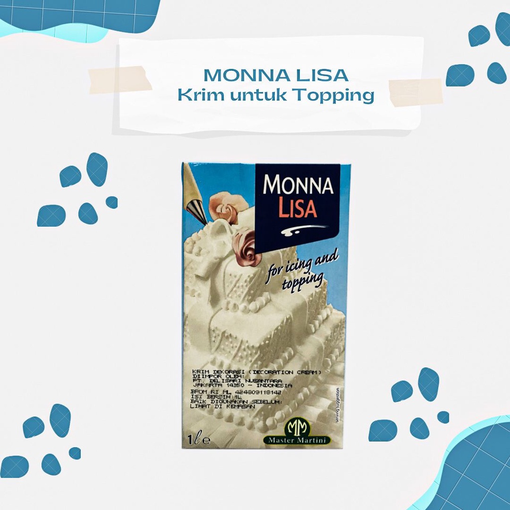 

MONNA LISA KRIM UNTUK TOPPING 1L