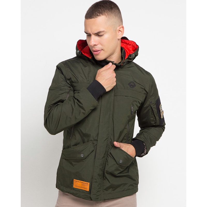 JAKET HOODIE MGEE HUNTER C004 - GREEN