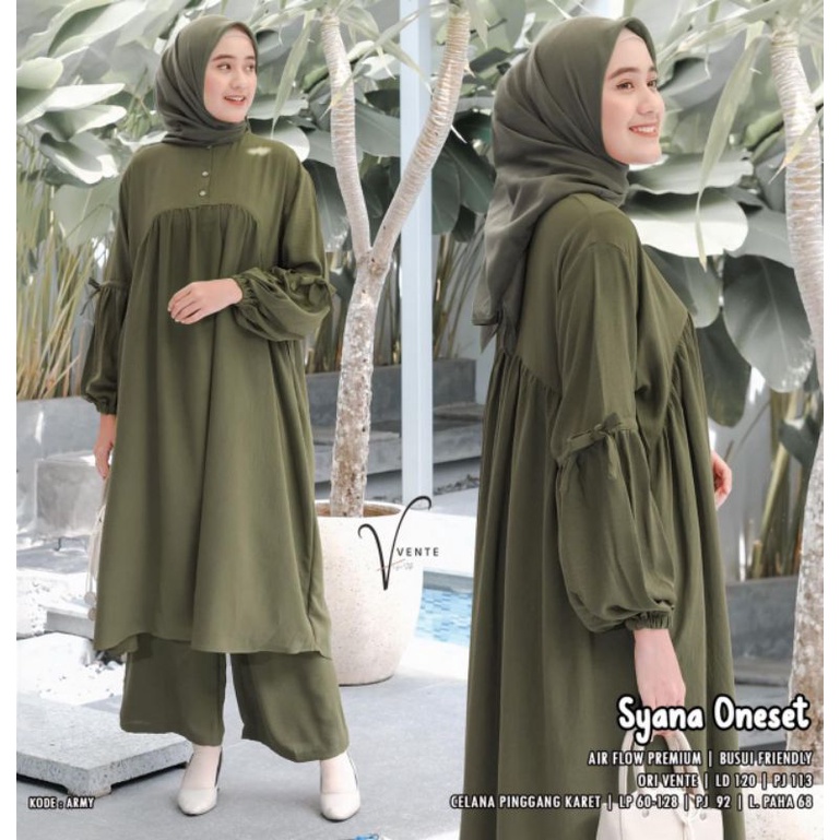 (NEW)SETELAN WANITA OOTD//SYANA ONE SET BY VENTE