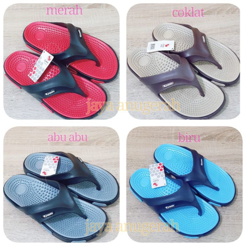 SANDAL JAPIT PRIA BAHAN KARET RINGAN KOMIN K1303