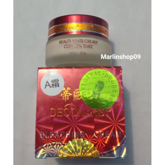CREAM DEONARD MERAH BLEACHING 20g ORI