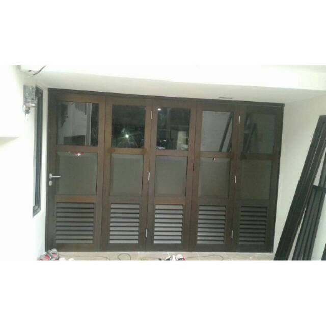 Pintu aluminium buat garasi