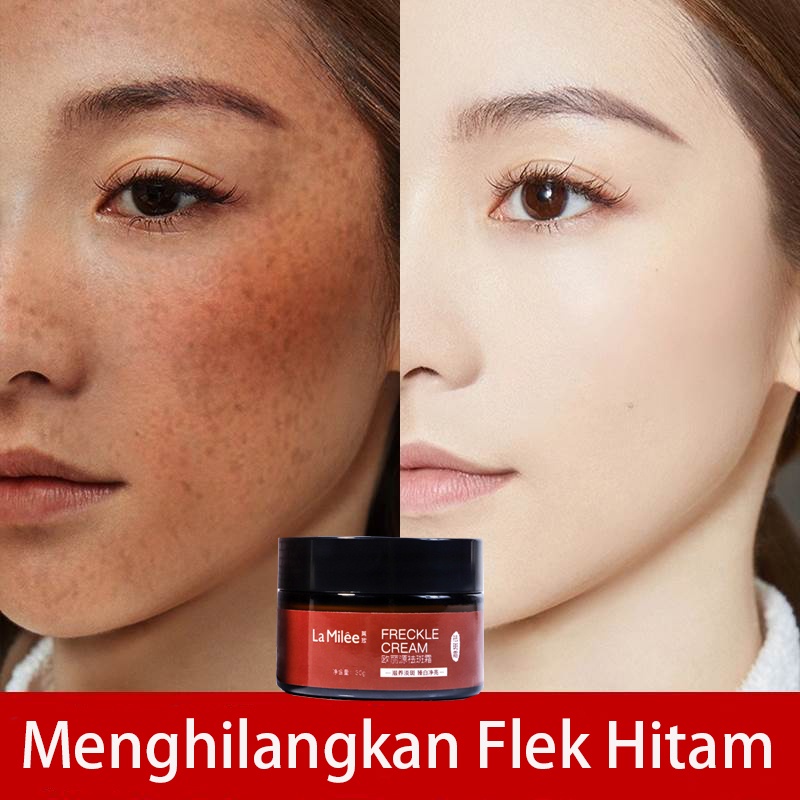 Cream Pemutih Wajah penghilang flek hitam di wajah 30g night whitening salep flek hitam penghilang f