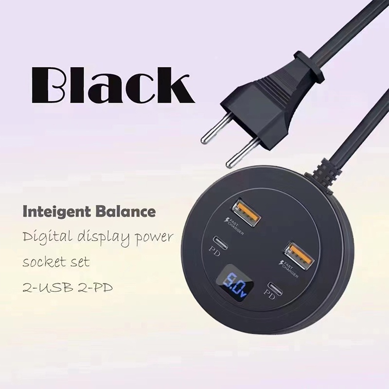 【4008】[GROSIR/COD]Skyhigh MARCARON STOP KONTAK / STOP KONTAK USB / COLOKAN SEGI ENAM / 4LUBANG 1.8METER / SOKET 2 USB 2 PD / STEKER TARDE