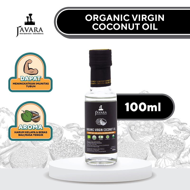 

Javara Organic Virgin Coconut Oil Minyak VCO - Minyak Kelapa Murni 100 ml