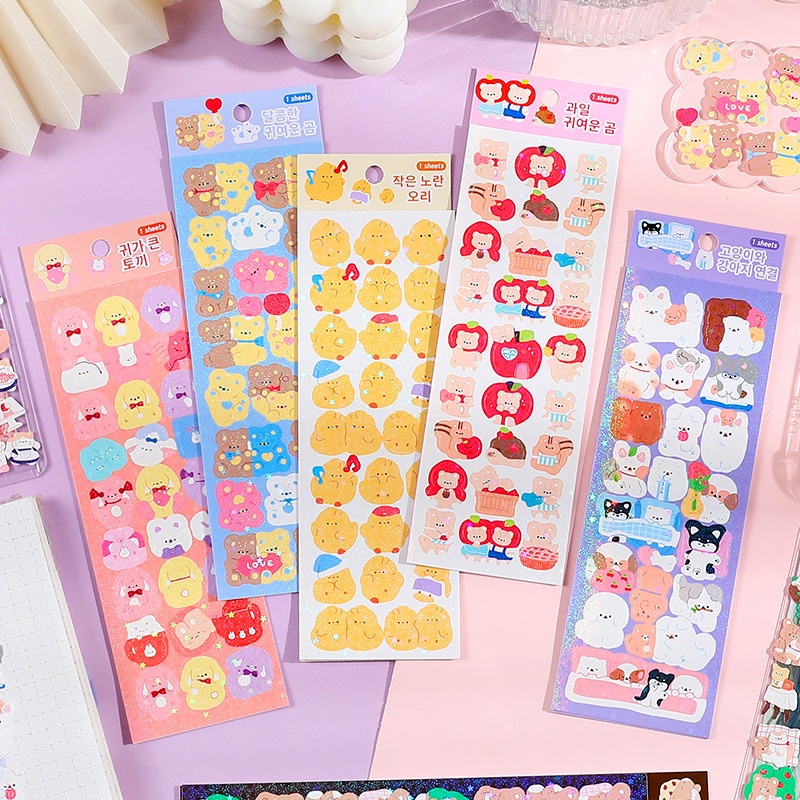 

1 LEMBAR STIKER BINATANG BIRD PUPPY SUGAR GLIDER BUNNY CHICK ITIK BURUNG CAT KUCING BEAR BERUANG STICKERS BULLET JURNAL DIY DIARY POLAROID DECO LUCU MURAH