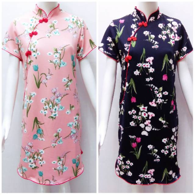 Dress Cheongsam Scuba