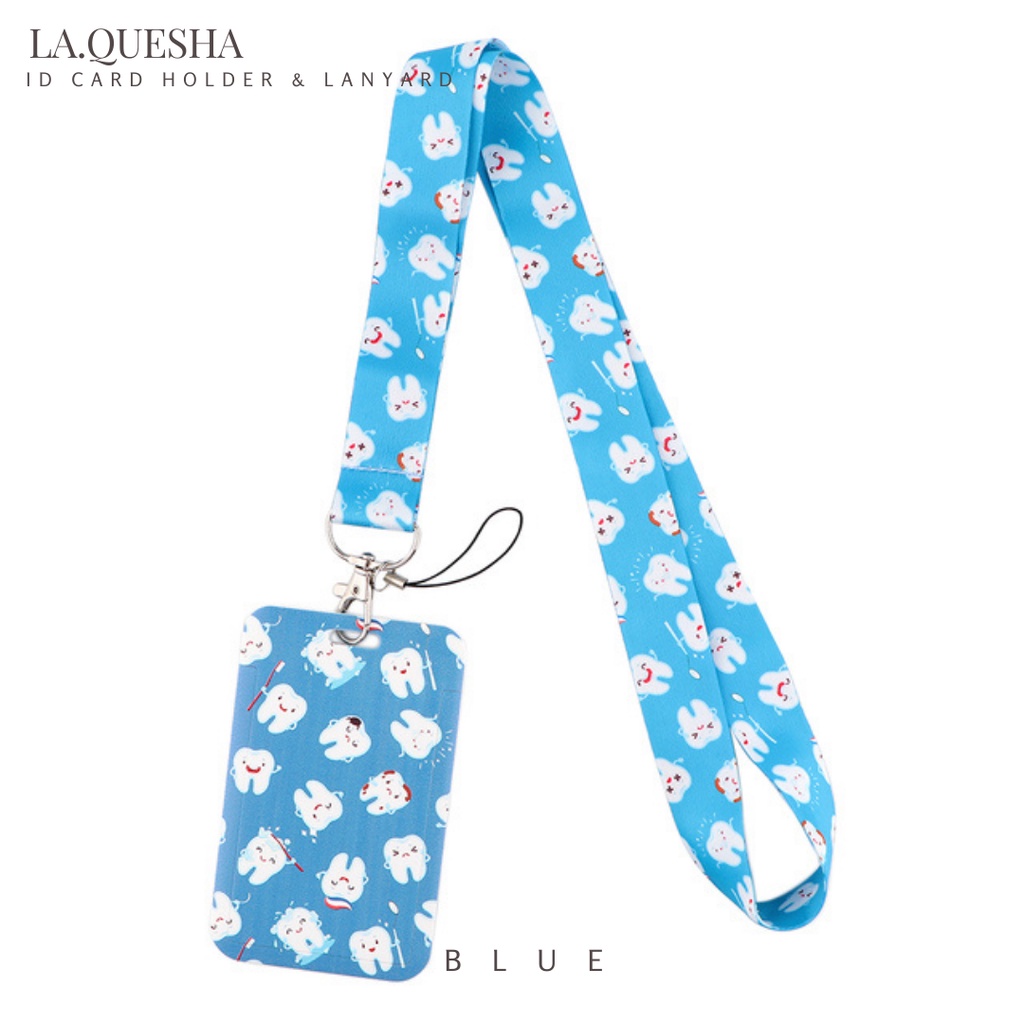 Lanyard ID Card / Name Tag Holder / ID Card Holder/ Gantungan Kartu Nama / Tali ID card Gigi / Tooth