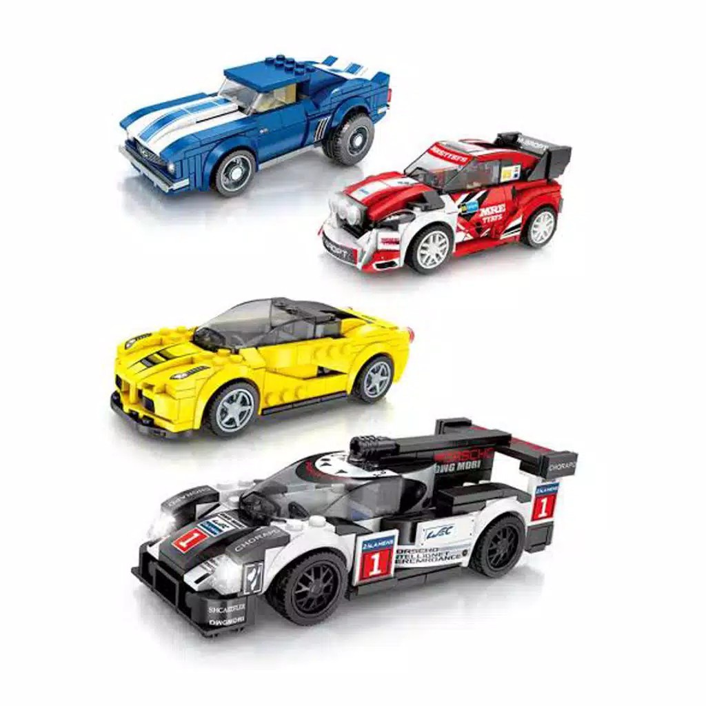 Mainan Anak SEMBO Block RACING CARS 607009