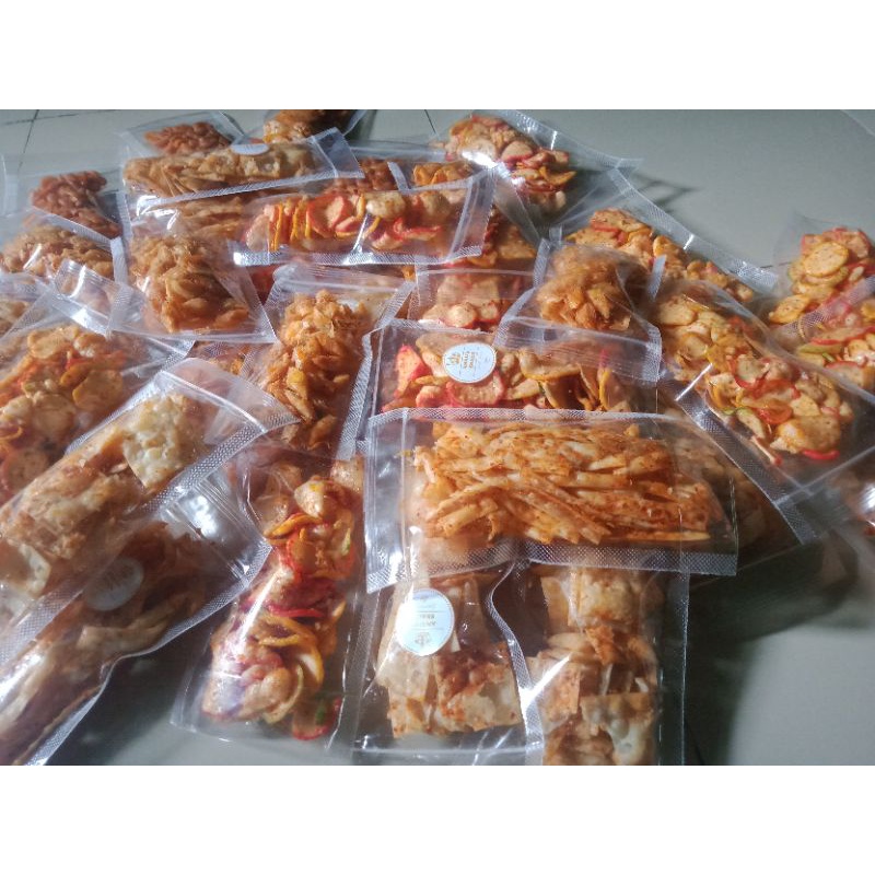 

snack enak/snack murah/cemilan enak/gurih pedas