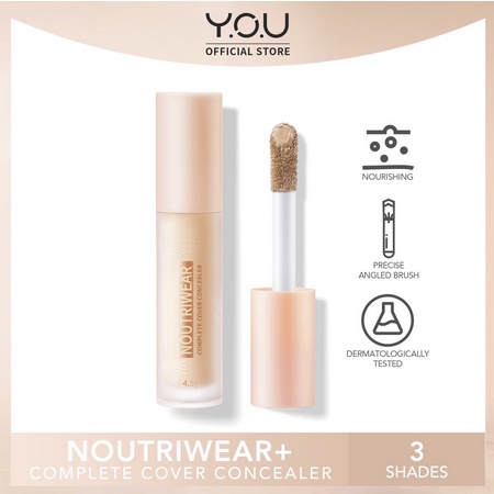 ⭐BAGUS⭐ YOU Noutriwear Concealer | Light Medium Nutriwear Y.O.U Make Ups