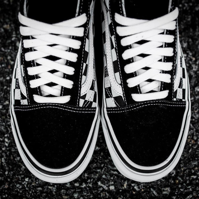 VANS OLDSKOOL 36 DX ANAHEIM FACTORY CHECKERBOARD BLACK/WHITE ORIGINAL 100%