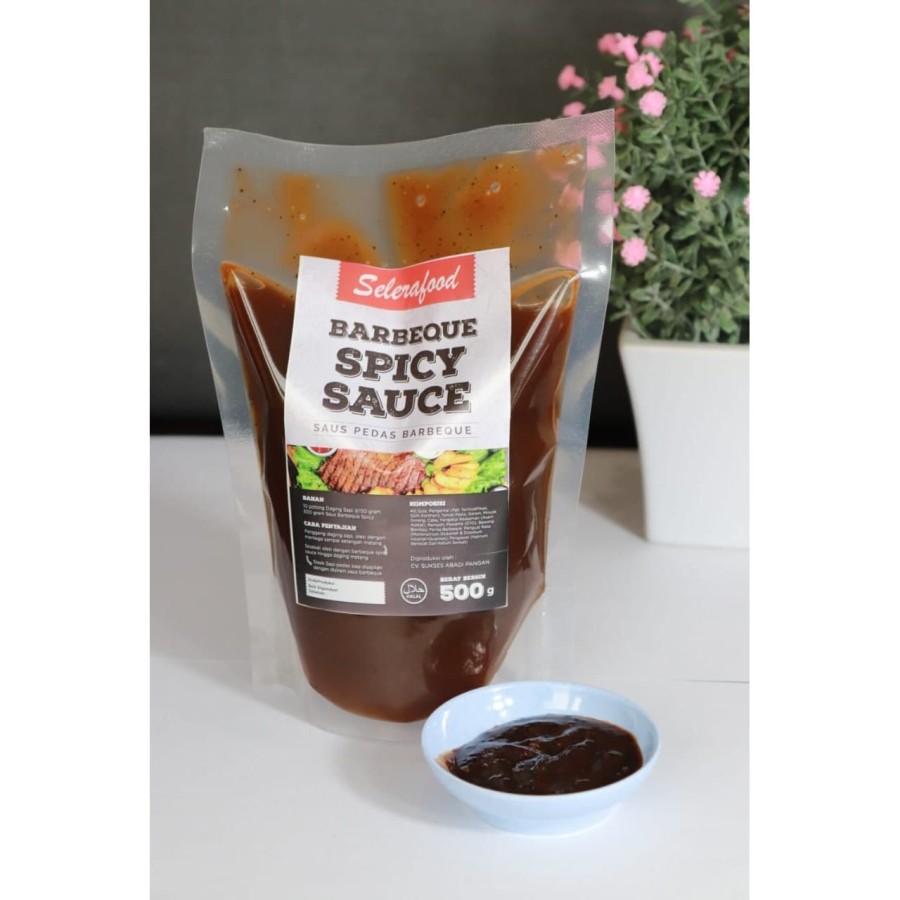 Barbeque Spicy Sauce - Saus Pedas BBQ Selerafood 500 gr/pack