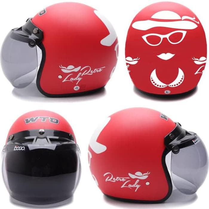 HELM BOGO - HELM RETRO BOGO - LADY HELM BOGO CLASIC - SNI