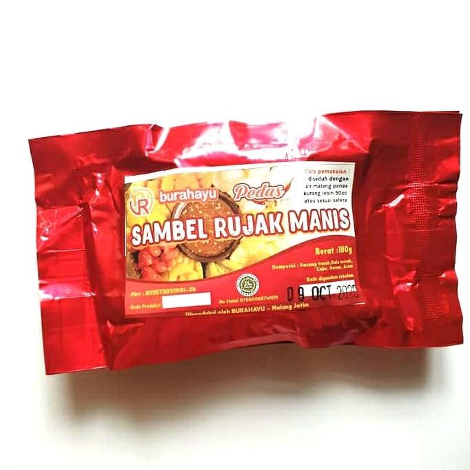 

Bumbu Sambel Rujak Manis Bu Rahayu Khas Malang Jawa Timur Instan