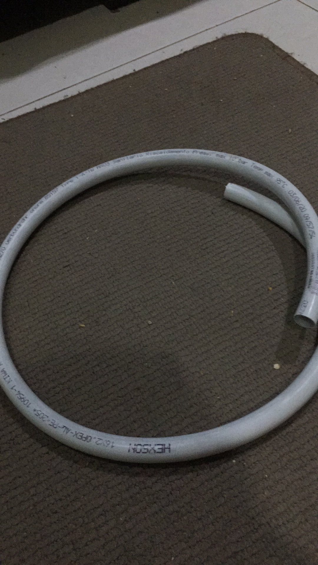 Pipa Air Dingin 1216 1/2inci 3 Lapis General Pipe 3 Layer Pipa Putih Model Rifeng Pipa Dekor Lampu